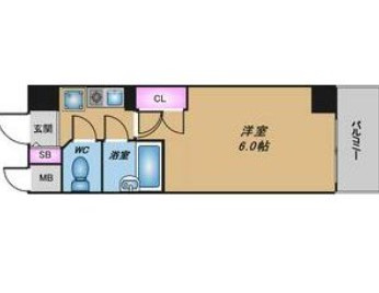 【間取り】 | ラナップスクエア北梅田シティ