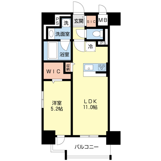 【間取り】 | セレーナ コンフォルト天神橋