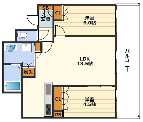 プレミスト梅田Northの間取り