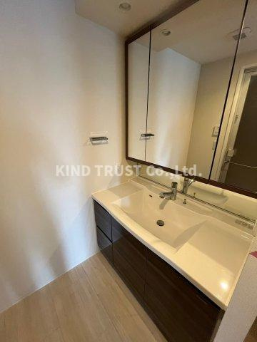 プレミスト梅田Northの洗面所|コンパクトで使いやすい洗面所