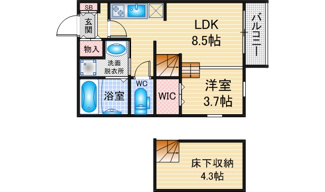 【間取り】 | HS津金
