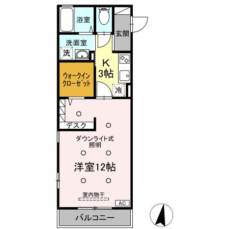 モナリエ松風台の間取り