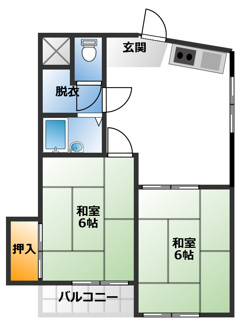 【間取り】 | ノーブルハイツ