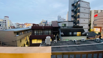 【展望】 | 曳舟スカイハウス | 前面に棟がなく、開放的な眺望です。