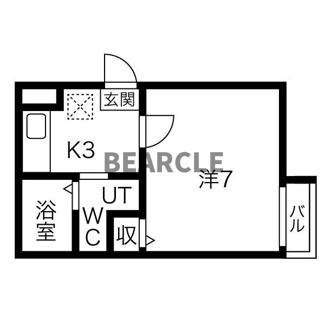 【間取り】 | ドミール新白水丸