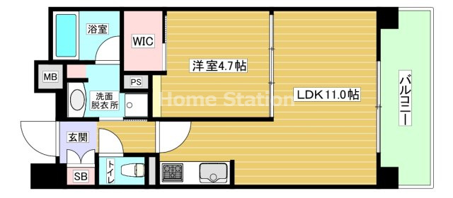 【間取り】 | アジュールコート福島
