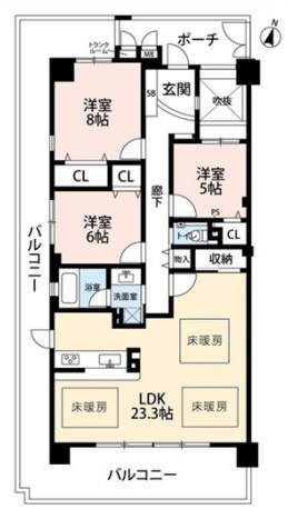 ペット飼育可~全居室収納あり★クラウンヒルズ箕面3階部分♪の画像