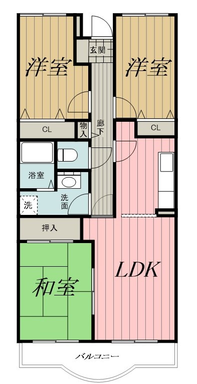 ラフィネ小倉の間取り