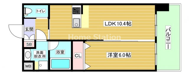 【間取り】 | ディームス福島