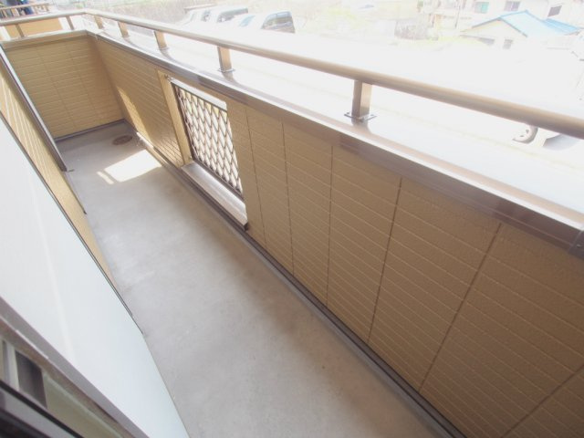 メゾニティ武田　Aのバルコニー