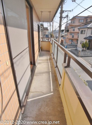 【バルコニー】 | コーポ田中 | 暖かな日差しのふりそそぐバルコニー