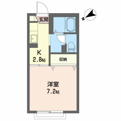 カオリーモ青山Aの間取り