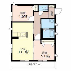 【間取り】 | シャーメゾンソレイユ