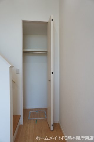 熊本市中央区本荘６丁目のアパートの収納