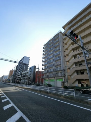 【周辺】 | エンゼルハイム大森町第一 | 前面道路です。