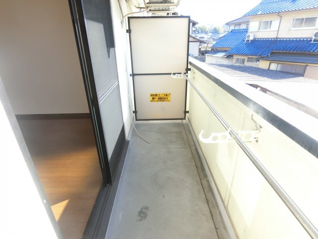 ベルメゾン一須賀Ⅱ号館のバルコニー