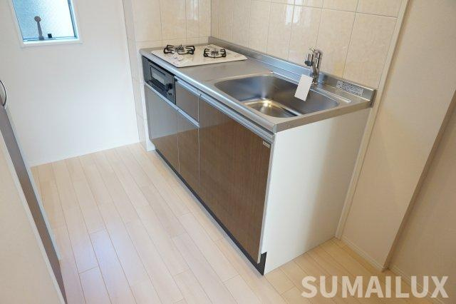 熊本市中央区黒髪１丁目のアパートのキッチン