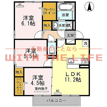 アンヌプリ【キャッシュバック対象物件】の間取り