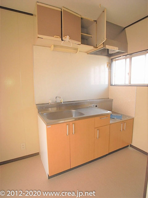 【キッチン】 | ミヤハイム | コンパクトなキッチンで掃除もラクラク