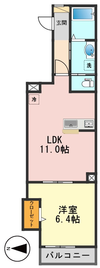 メゾンデルミエールの間取り