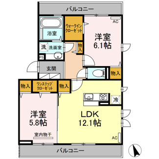 【間取り】 | Dルーム大泉学園