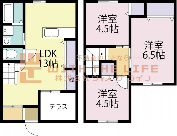 しおん【キャッシュバック対象物件】の間取り