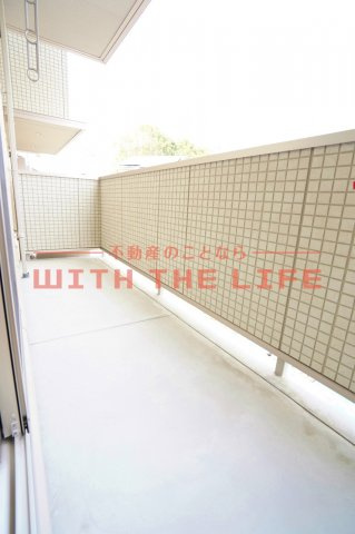 パークハイム上津【キャッシュバック対象】のバルコニー|お洗濯にも便利なバルコニー付き