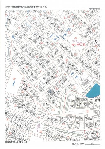 鹿児島市桜ヶ丘６丁目の駐車場の画像