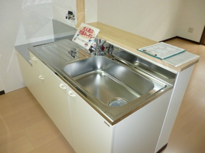 【キッチン】 | ユーミー能登川UNO | お料理しやすいキッチンです