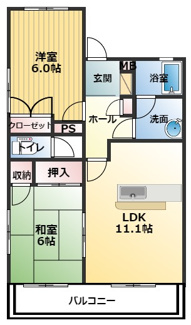 【間取り】 | エスポワール・コーポ