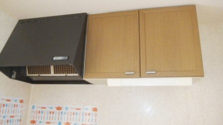 グランドールⅡの設備|キッチン上部に収納あります