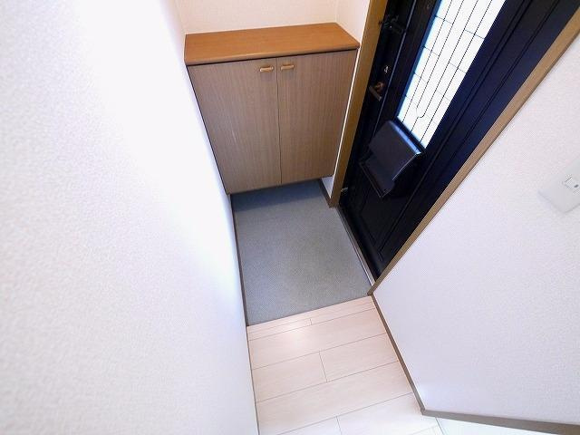 ラークハイムⅡの玄関|ゆったりとした玄関です