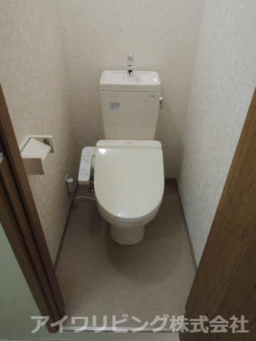 ハイツゆぎのトイレ|温水洗浄便座付き【ハイツゆぎ】