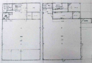 篠ケ瀬町貸事務所・倉庫・作業所の間取り