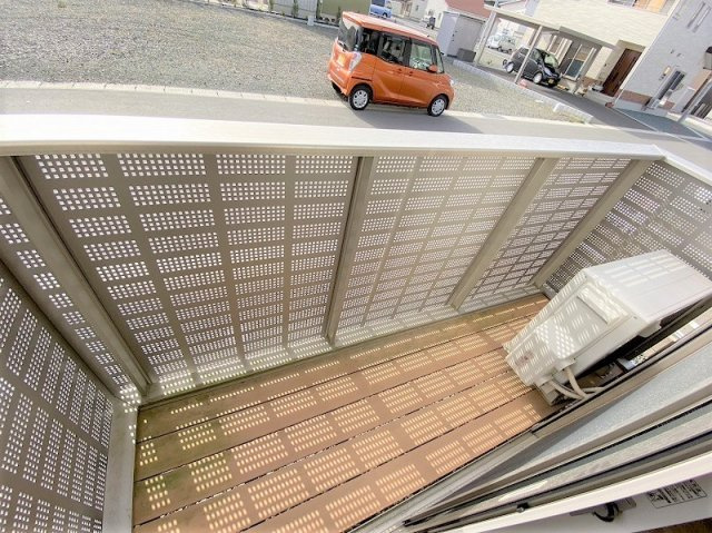 プレザントハウスM8のバルコニー