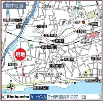 【地図】 | 茅ヶ崎市柳島海岸　No.1