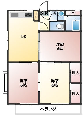 大王マンションの間取り