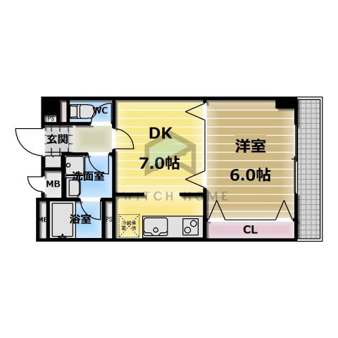 【間取り】 | メゾン・ド・成屋大阪