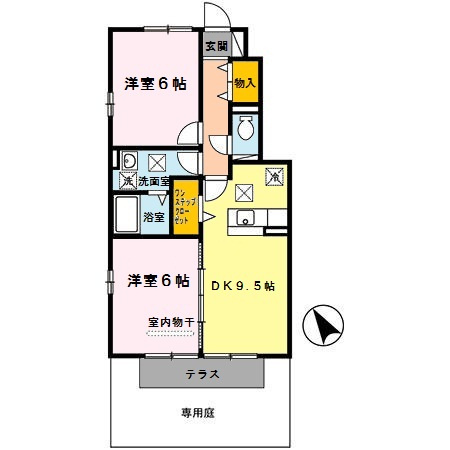【間取り】 | フェリッス関戸
