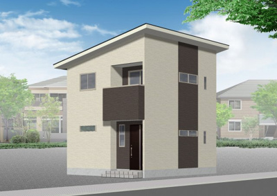 【外観パース】 | 長浜戸建住宅