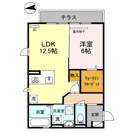 サウスメゾンジャスミンの間取り