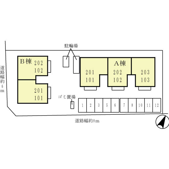 プランドールセレナの区画図