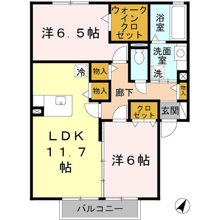 プランドールセレナの間取り