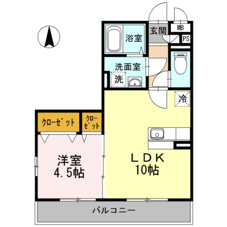 コモド元住吉の間取り