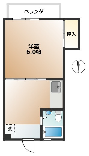 【間取り】 | ニイジマハイツ