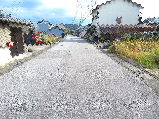 香南市香我美町岸本 土地の前面道路含む現地写真|前面道路