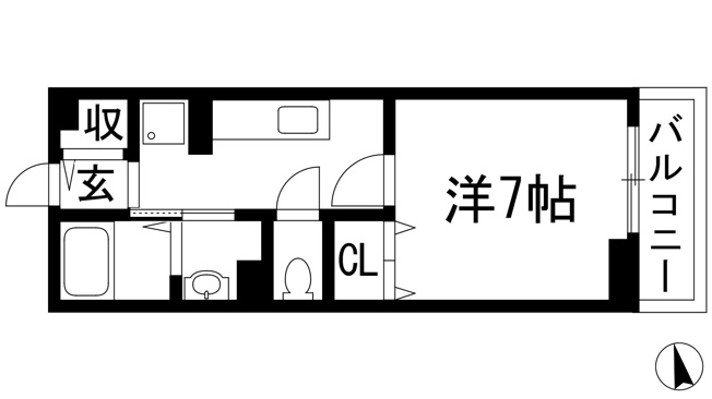 【間取り】 | ブリーゼＫ