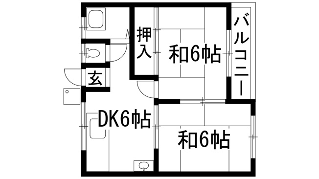 【間取り】 | 茶谷マンション