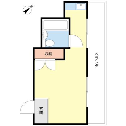 第２カーサ京浜の間取り
