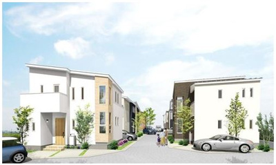 【外観パース】 | 茅ヶ崎市下町屋２丁目　売地